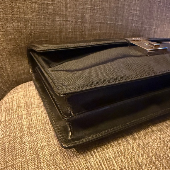 Gucci Nylon and Leather Black Clutch / Wristlet - Picture 8 of 13